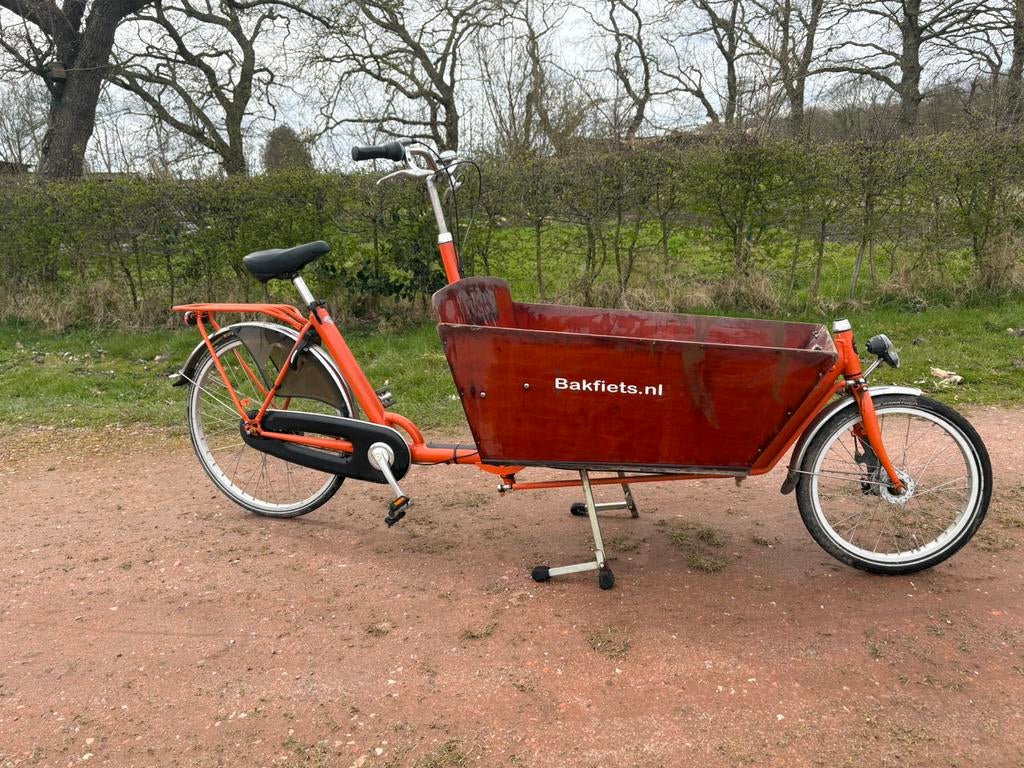 Bakfiets CargoBike Classic Long - compleet met huif, Fietsen en Brommers, Fietsen | Bakfietsen, Ophalen