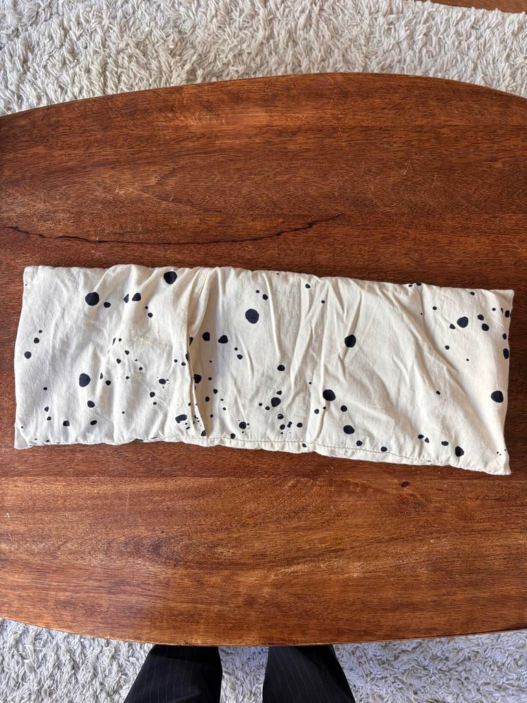 Warmtekussen met spetters - Ontspanning en comfort, Ophalen, Zo goed als nieuw, Wit, Rechthoekig