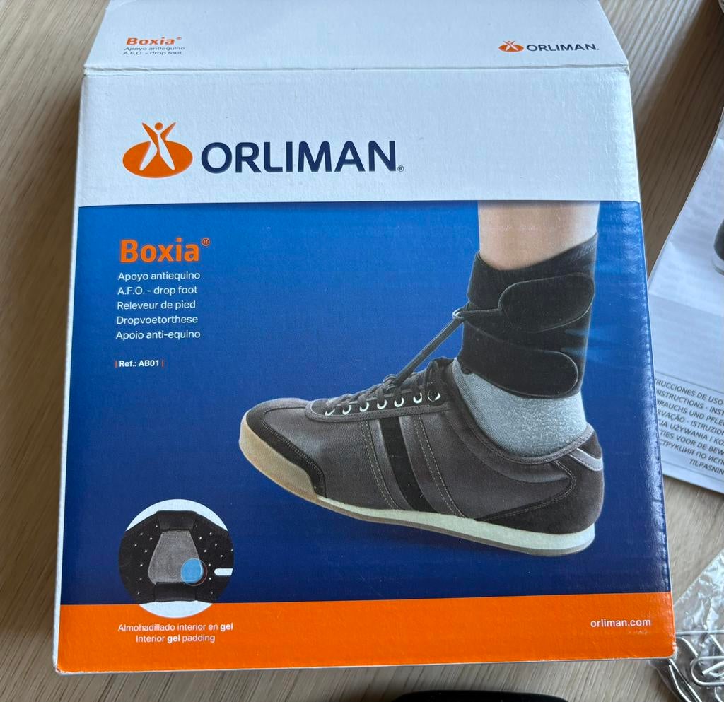 Orliman boxia klapvoetbrace, Ophalen of Verzenden, Zo goed als nieuw