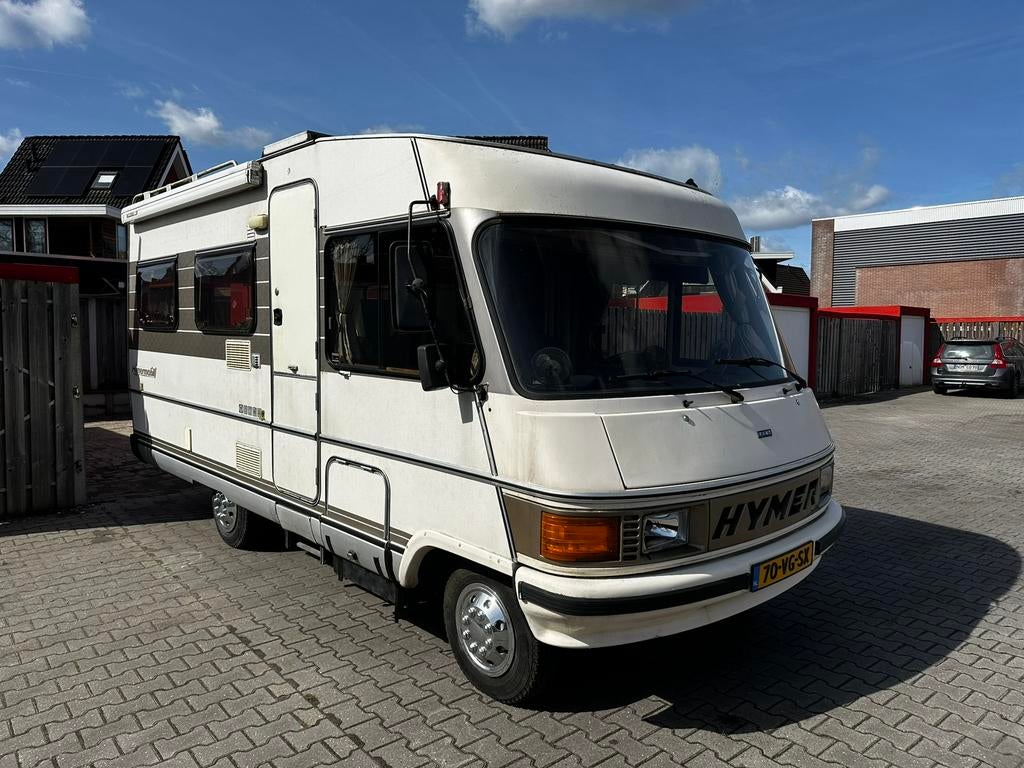 Hymer camper 2.5D 1989, Integraal, Luifel, Fiat, 7 tot 12 maanden geleden