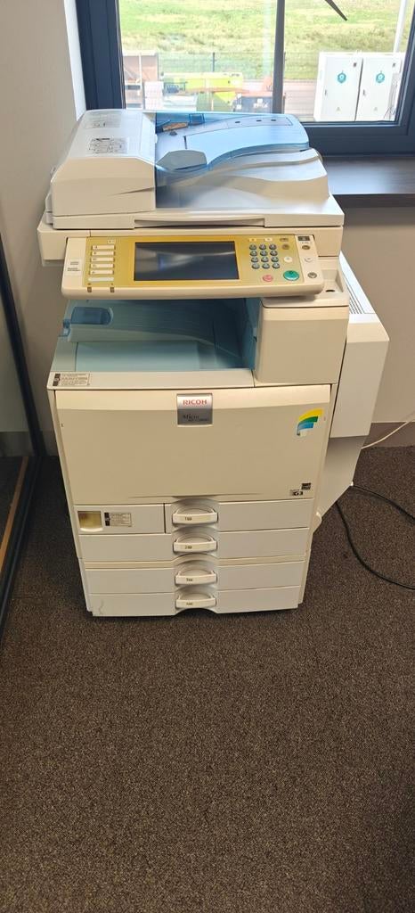 Ricoh Aficio MP C2800 Grote Copier Scanner - 4 Laden, Computers en Software, Printers, Ophalen, Gebruikt, All-in-one, Ricoh