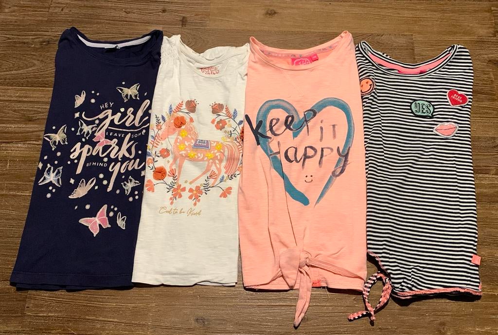Shirts meisje maat 128, Kinderen en Baby's, Kinderkleding | Maat 128, Ophalen of Verzenden, Gebruikt, Meisje, Shirt of Longsleeve