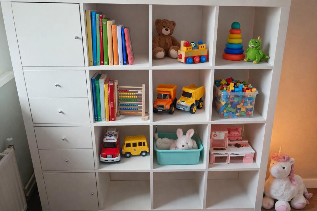 IKEA Kallax speelgoedkast / boekenkast, Huis en Inrichting, Ophalen, Gebruikt, 50 tot 100 cm, Minder dan 100 cm