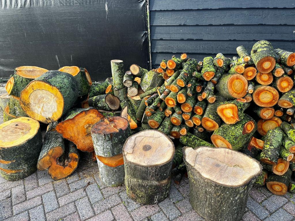 Openhaardhout - Diverse Houtsoorten, Tuin en Terras, Haardhout, 6 m³ of meer, Ophalen, Elzenhout, Blokken