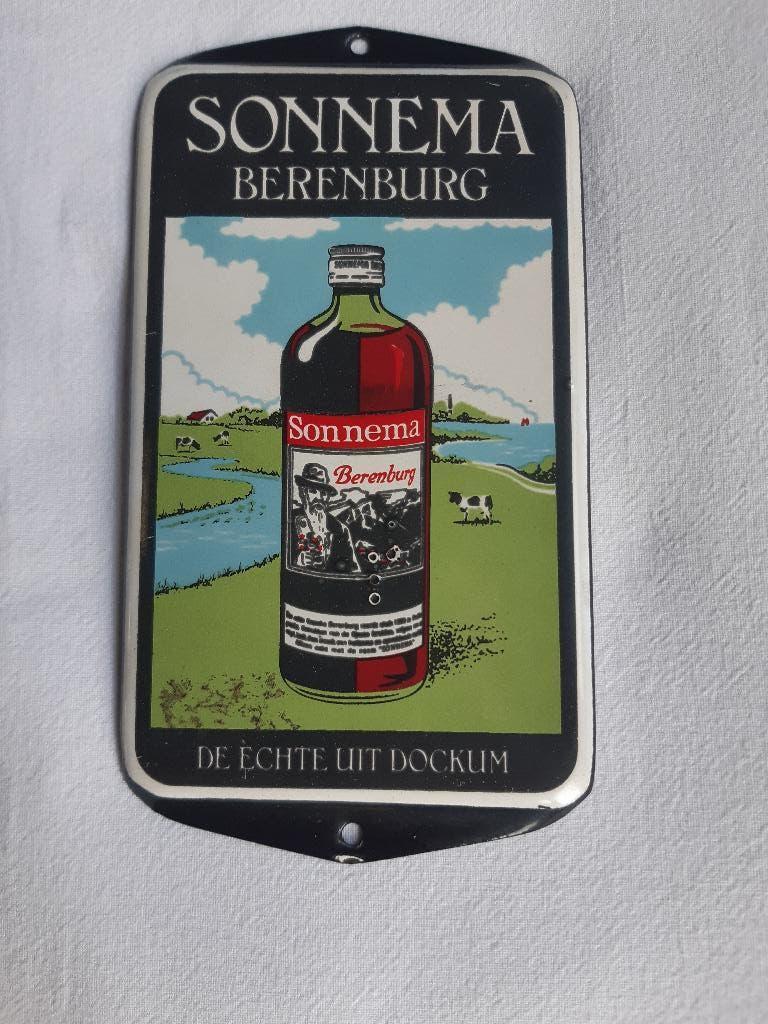 emaille bord bordje deurpostje sonnema, Ophalen of Verzenden