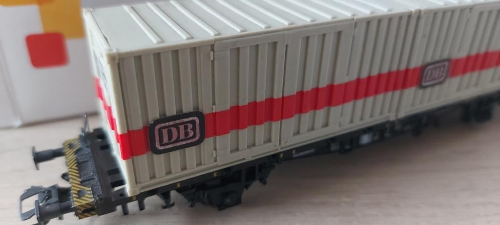Märklin DB containerwagen 4864 in ovp, Hobby en Vrije tijd, Modeltreinen | H0, Wisselstroom, Wagon, Ophalen of Verzenden, Zo goed als nieuw