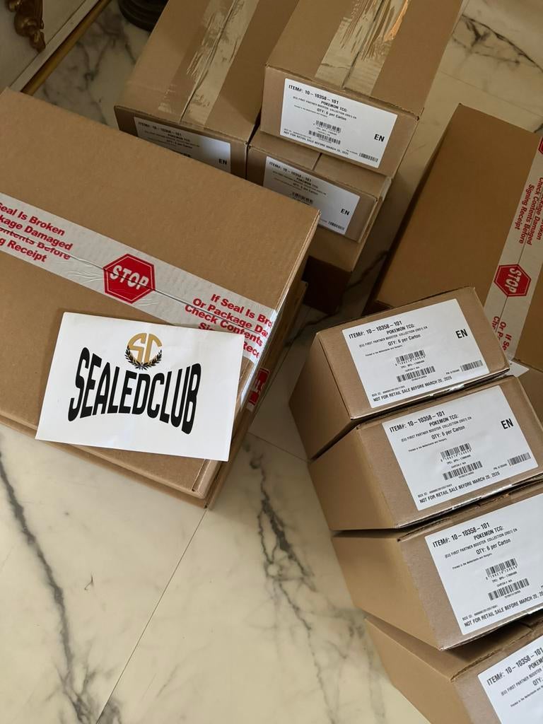 Pokemon sealed cases etbs boosterboxen op voorraad!, Ophalen of Verzenden, Nieuw, Boosterbox