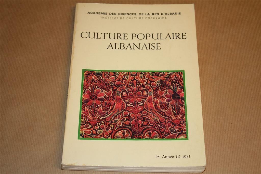 Albanese volkscultuur. Uitgave Albanese Academie., Ophalen of Verzenden, Gelezen, Europa