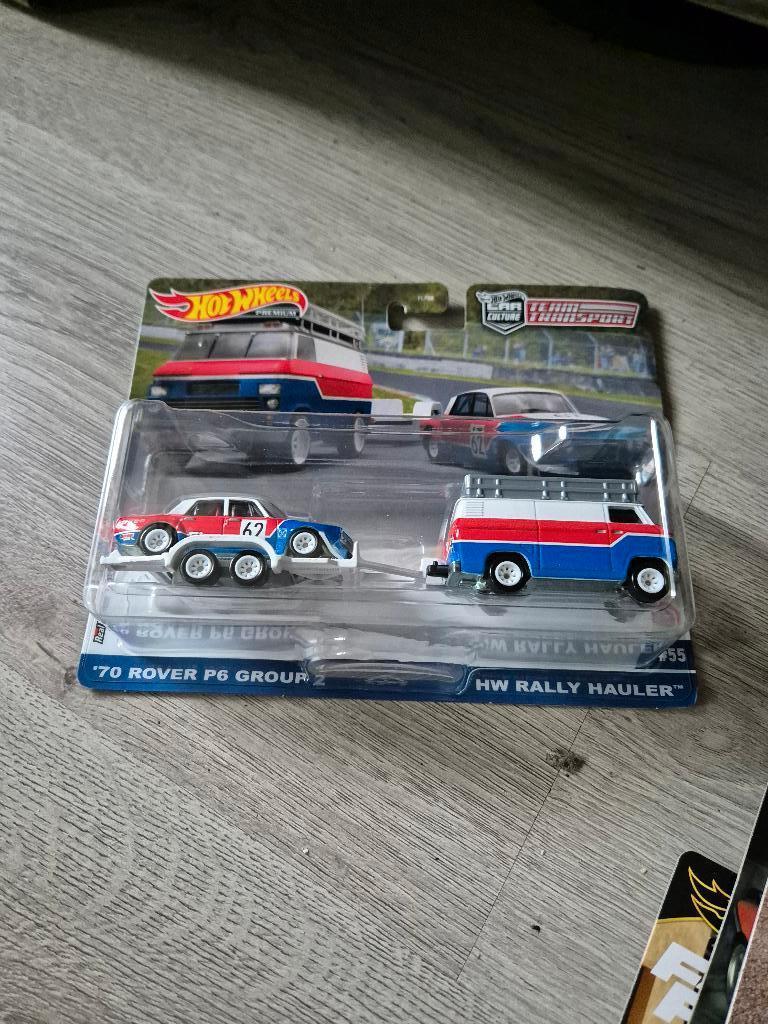 Hot wheels rally hauler en 70 Rover P6 Group Team transport, Ophalen of Verzenden, Nieuw, Auto