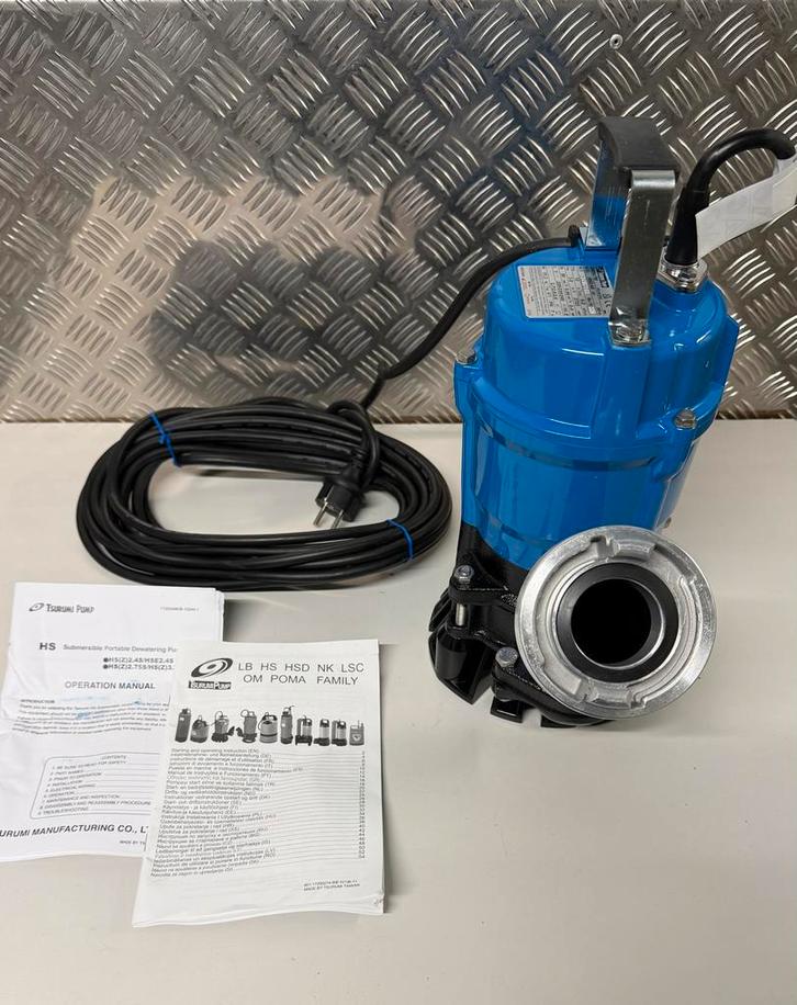 Tsurumi Dompelpomp HS2.4S Nieuw Incl Slang +/- 20 M, Doe-het-zelf en Verbouw, Gereedschap | Machine-onderdelen en Toebehoren, Nieuw
