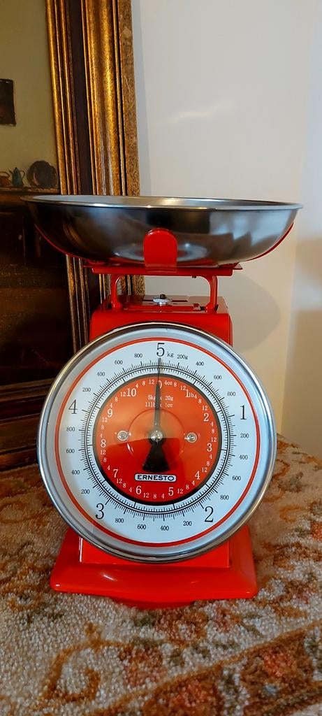 Z.G.A.N. Vintage Nostalgische kreukenweegschaal, Ophalen of Verzenden, Personenweegschaal, Minder dan 10 kg