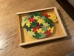 Houten puzzel abc slang, Ophalen, Gebruikt, Puzzelen