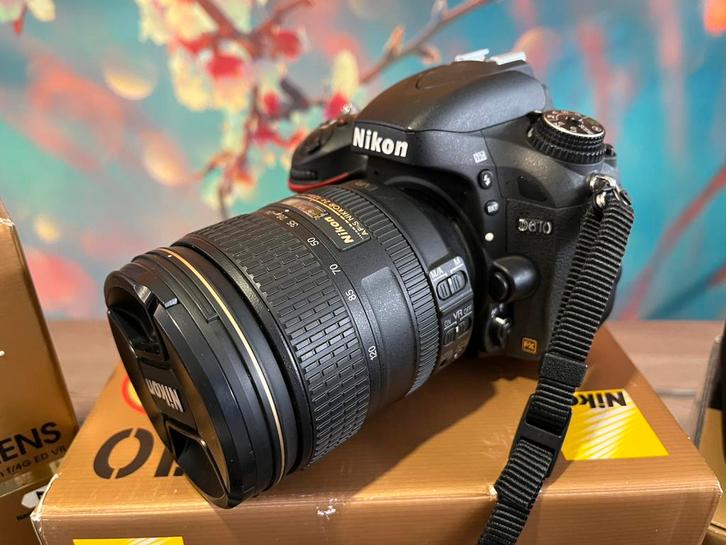 Nikon D610 Compleet met lens en flitser, Audio, Tv en Foto, Fotocamera's Digitaal, Zo goed als nieuw, Spiegelreflex, Nikon, Geen optische zoom