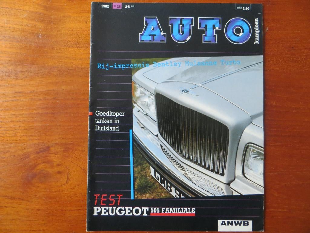 Autokampioen 26 1982 Peugeot 505 Familiale, Suzuki SJ 410, Ophalen of Verzenden, Nieuw, Peugeot