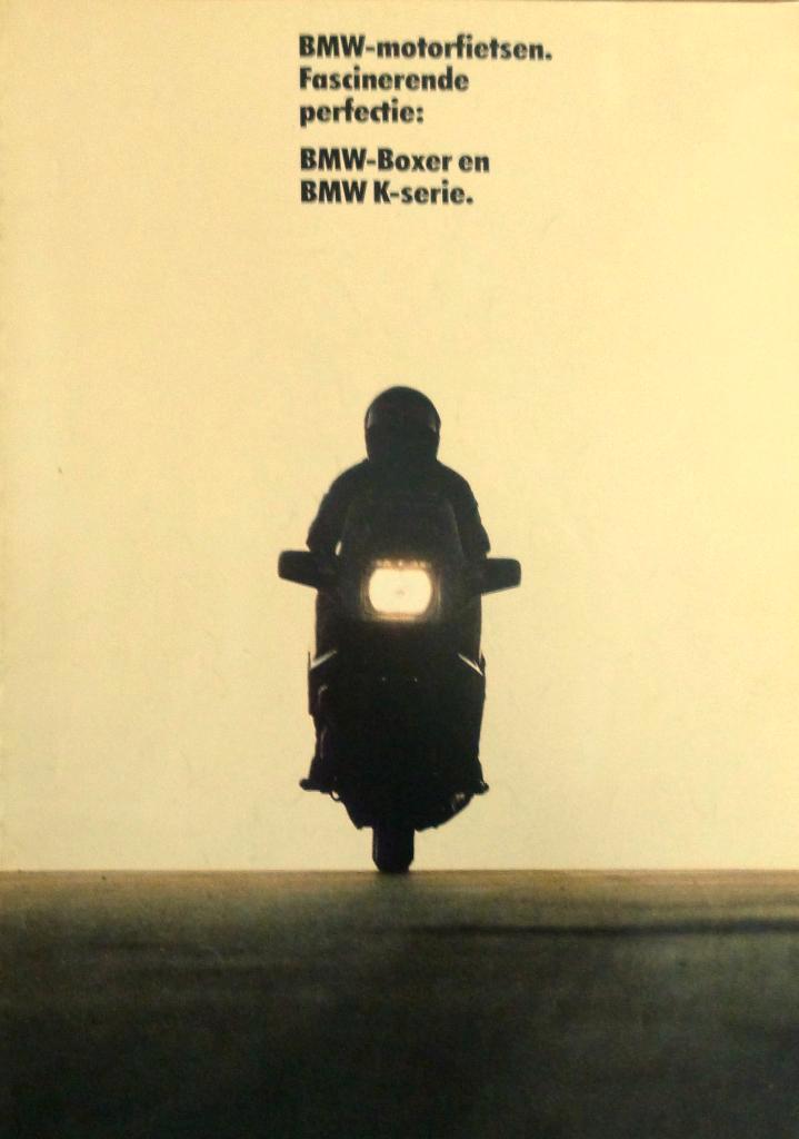 Folder BMW- Boxer en BMW K- serie 01/ 1985, Motoren, Handleidingen en Instructieboekjes, BMW, Ophalen of Verzenden