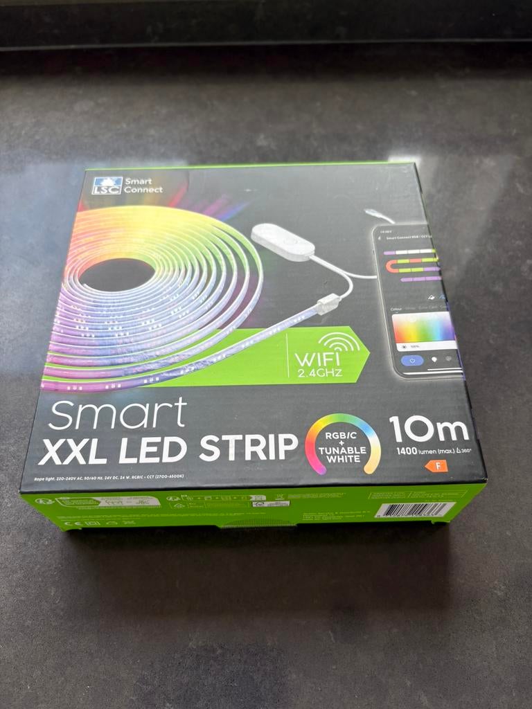 LSC 10 meter Smart Connect LED Strip RGB, Kunststof, Minder dan 50 watt, Ophalen of Verzenden, Led