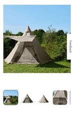 Grote tipee tent te koop, Ophalen of Verzenden, Nieuw, Tot en met 6