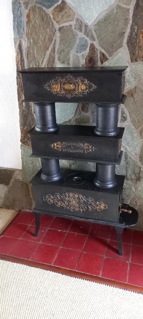 Antieke houtkachel/ kolenkachel, Antiek en Kunst, Ophalen