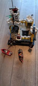 Lego Piraten Fort met boten en figuren, Ophalen of Verzenden