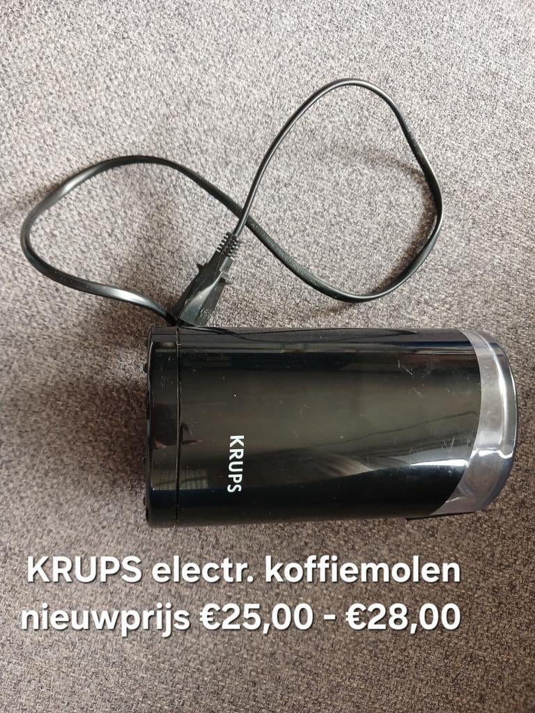 KRUPS elektrische koffiemolen, Ophalen of Verzenden