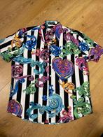 Versace overhemd met barokprint en strepen, Overige kleuren, Ophalen of Verzenden, Overige halswijdtes, Gedragen