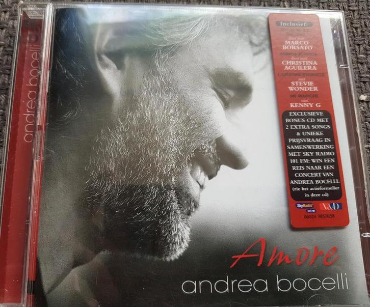 CD Andrea Bocelli-Amore (nieuw), Cd's en Dvd's, Cd's | Wereldmuziek, Nieuw in verpakking, Ophalen of Verzenden