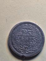 Zilveren 25 Cent Koningin Wilhelmina 1913, Zilver, 25 cent, Ophalen of Verzenden, Koningin Wilhelmina