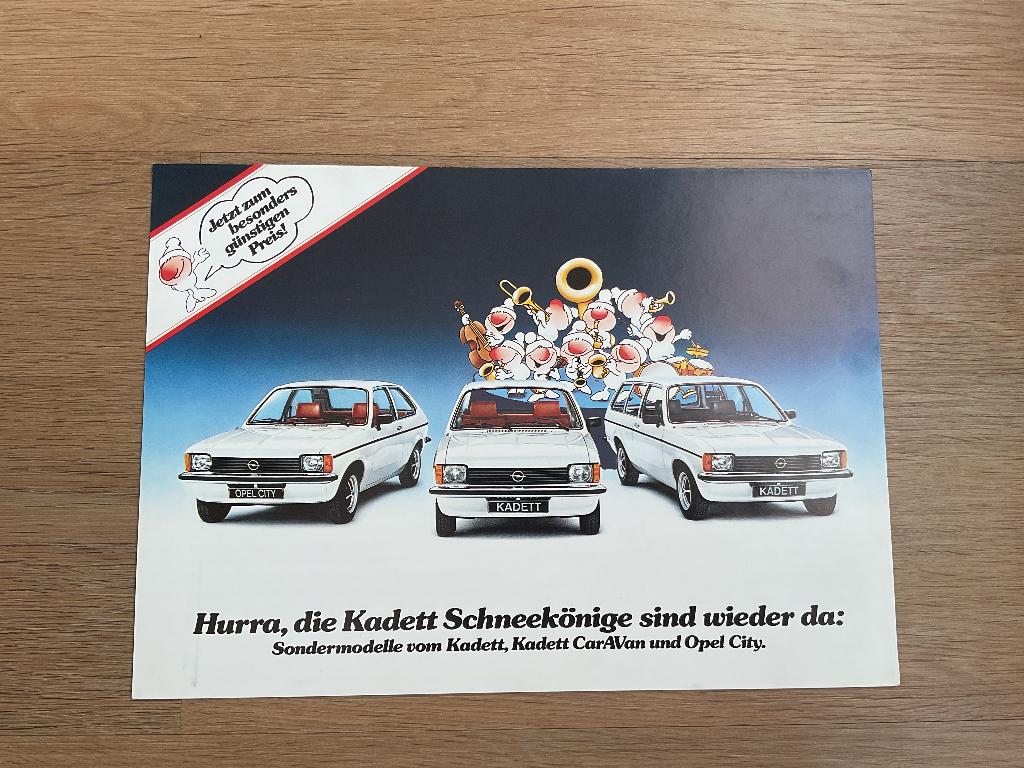 Opel Kadett Schneekönige 1979, Ophalen of Verzenden, Zo goed als nieuw, Opel