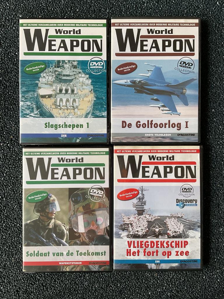 World Weapon verzamelwerk ompleet 45 dvd's en documentatie, Verzamelen, Militaria | Algemeen, Ophalen of Verzenden, Overige soorten