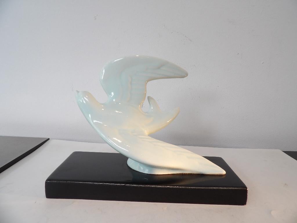 Art Deco Beeld St Clement France, Zwaluw, Ophalen of Verzenden