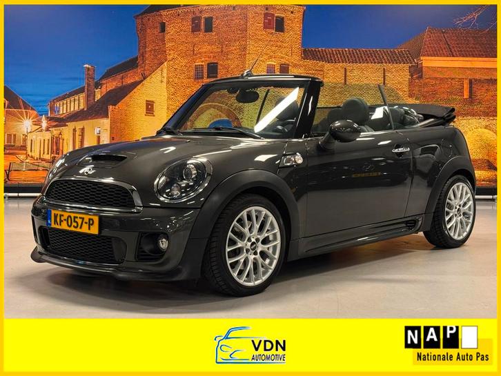 Mini Mini Cabrio 1.6 Cooper S Chili JCW Automaat Leer Xenon, Auto's, Mini, Bedrijf, Te koop, Cabrio, ABS, Airbags, Airconditioning