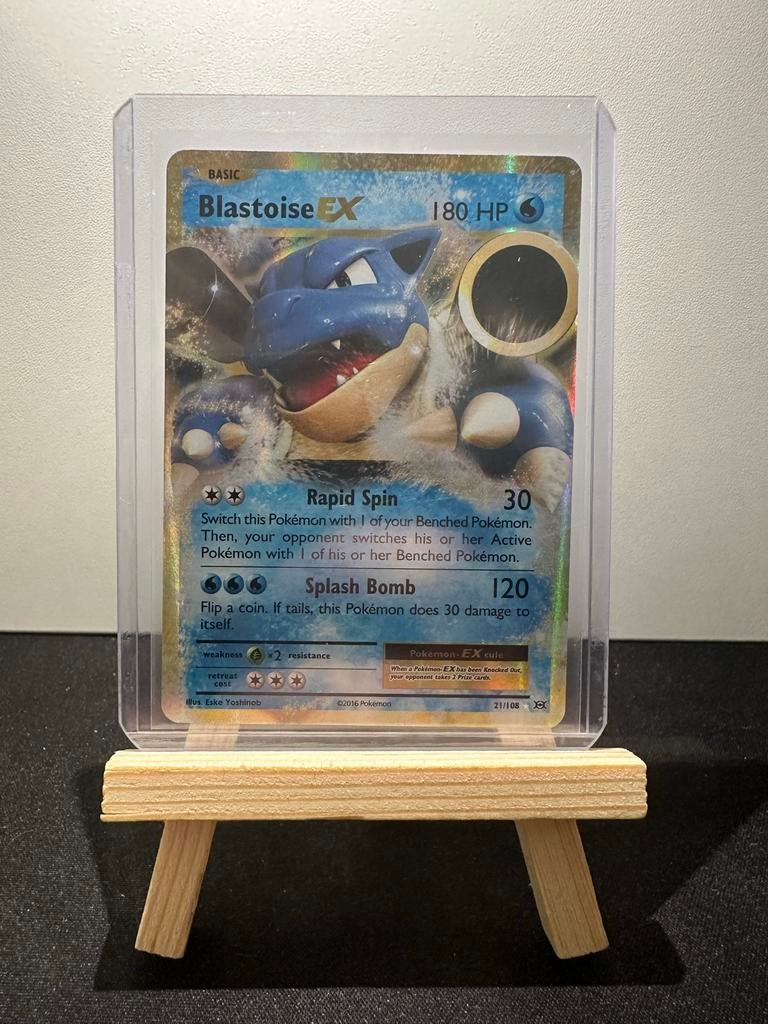 Blastoise EX 21/108, Hobby en Vrije tijd, Verzamelkaartspellen | Pokémon, Ophalen of Verzenden, Gebruikt, Losse kaart, Foil
