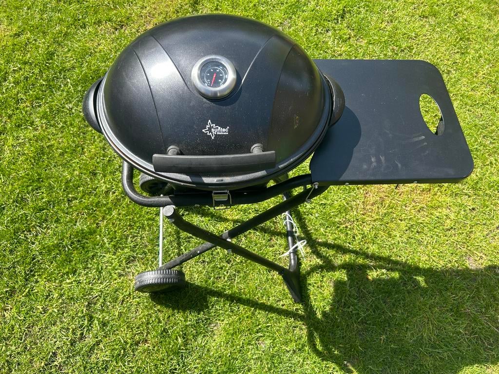 Elektrische BBQ met thermometer en onderstel, Ophalen, Gebruikt
