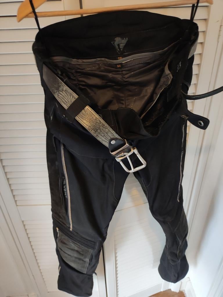 Motor broek heren., Ophalen of Verzenden, Zo goed als nieuw, Zwart, Lang