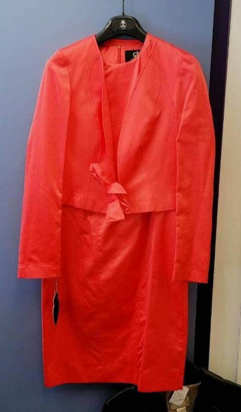 Mc Couture Light by Monique Collignon koraal rood jurk 38295, ., Ophalen of Verzenden, Zo goed als nieuw, Maat 36 (S)