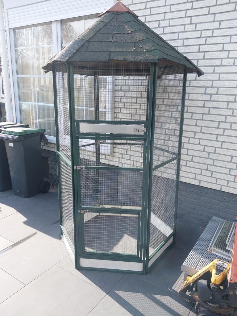 Volière aluminium, Dieren en Toebehoren, Ophalen, Gebruikt, Aluminium, Volière