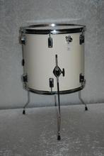Floortom wit met binnendemper  16x15 inch  <26260385>, Gebruikt, ., Drums of Percussie, Ophalen of Verzenden