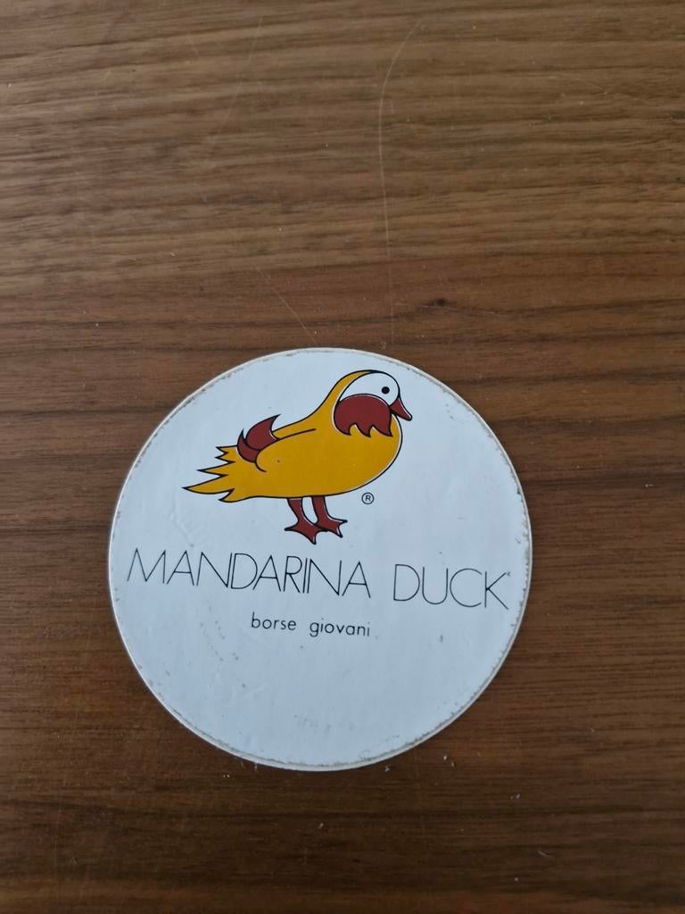 6617 Mandarin Duck Borse Giovani Logo Sticker, Ophalen of Verzenden
