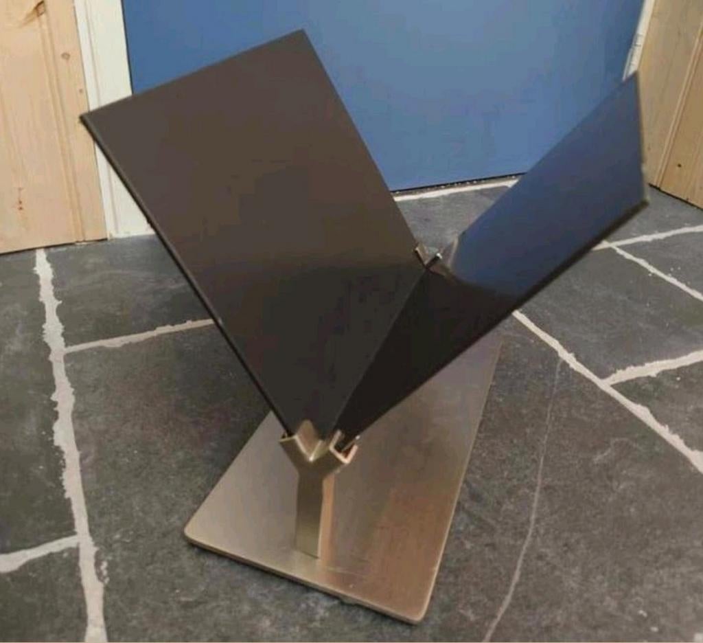 Luxe Design lectuurbak met getemperd glas, zgan!, Ophalen of Verzenden, Zo goed als nieuw