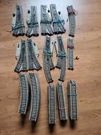 Marklin M-rails, wissels, bochten, rechten, Wisselstroom, Gebruikt, Rails, Ophalen of Verzenden