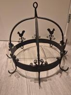 Mooie zware wildhanger met haanfiguren, Ophalen, Gebruikt