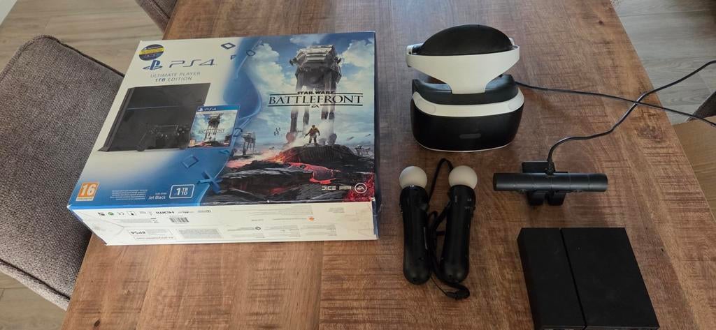 Playstation 4 + VR bril, camera en controllers, Ophalen, Gebruikt, Overige typen, Sony PlayStation