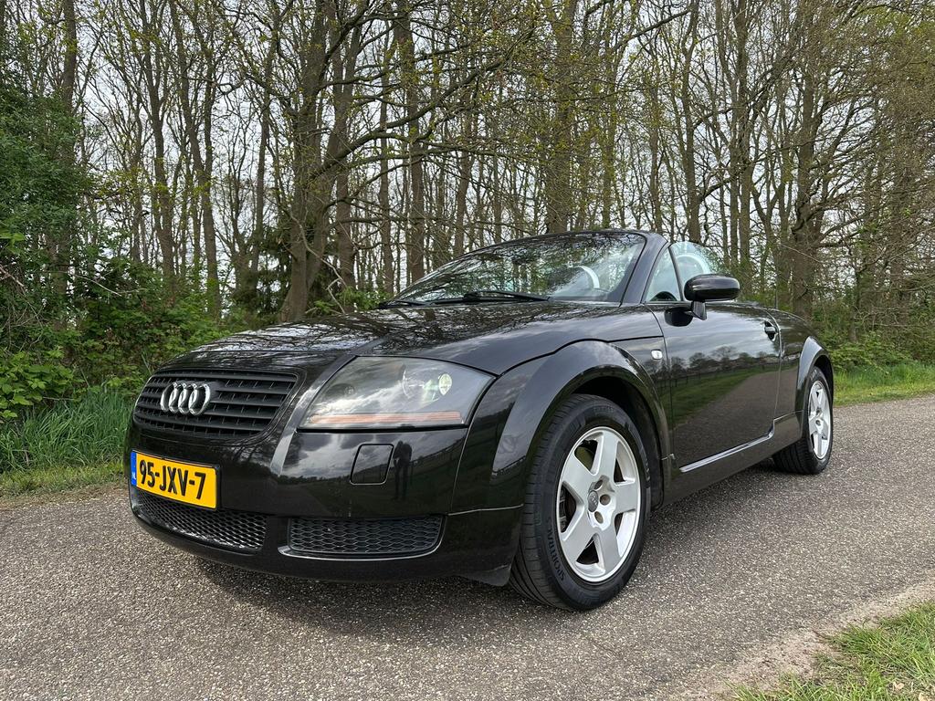 Audi TT 1.8T #Leer #Stoelverwarming #Airco#, Auto's, Audi, TT, Cabriolet, 179 pk, Zwart