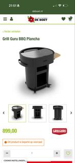 Nieuwe Grill Guru BBQ Plancha met zijtafel en hoes, Ophalen, Nieuw, Met accessoires