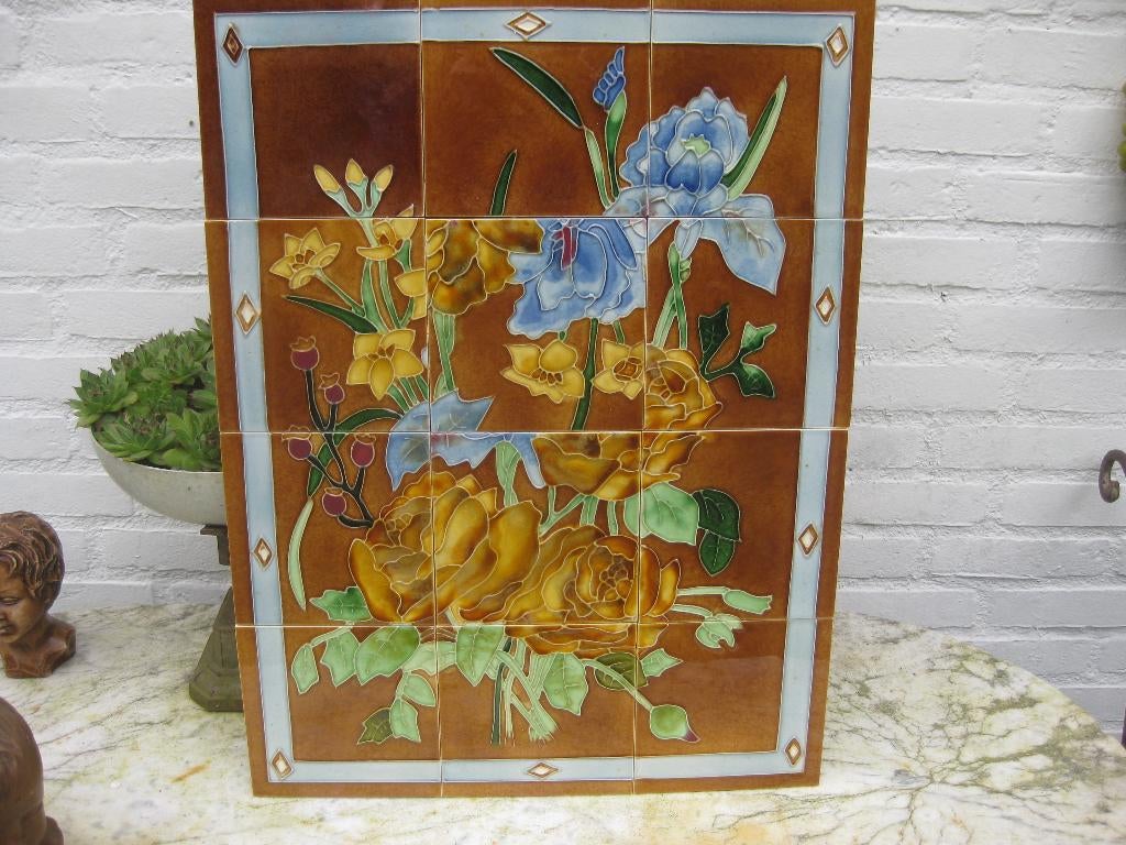 tegel tableau, Ophalen of Verzenden