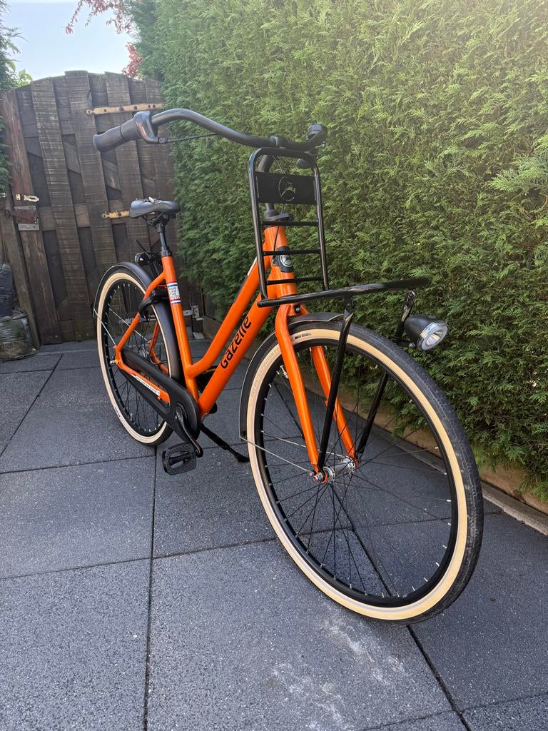 Gazelle C7 Transportfiets F1 Zandvoort editie 2023, Ophalen, Terugtraprem, Versnellingen, Zo goed als nieuw