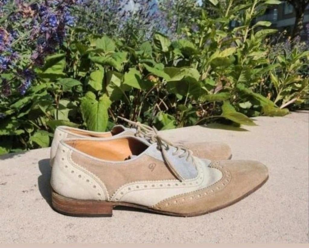 Greve Suede Nette Schoenen in 9,5 Maat 43,5, Ophalen of Verzenden, Zo goed als nieuw, Bruin