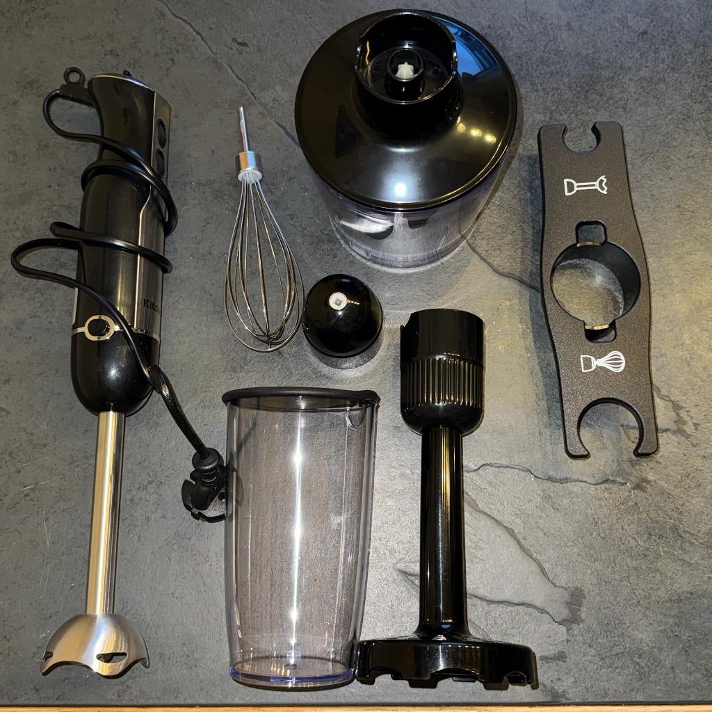 Staafmixer set 7 in 1, Minder dan 1 liter, Ophalen of Verzenden, Nieuw, 3 snelheden of meer