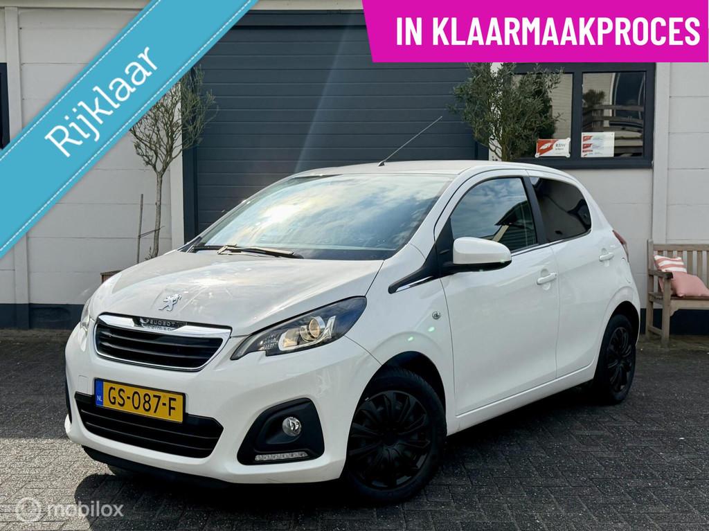 Peugeot 108 1.0 e-VTi Active|RIJKLAAR|AC|CARPLAY|THAAK|2EIG!, Stof, Gebruikt, Euro 6, 4 stoelen