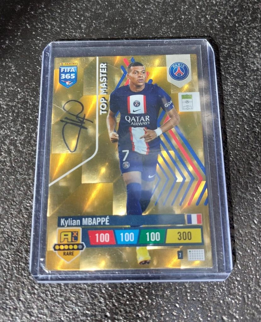 Kylian Mbappé met handtekening., Hobby en Vrije tijd, Stickers en Plaatjes, Ophalen of Verzenden, Plaatje